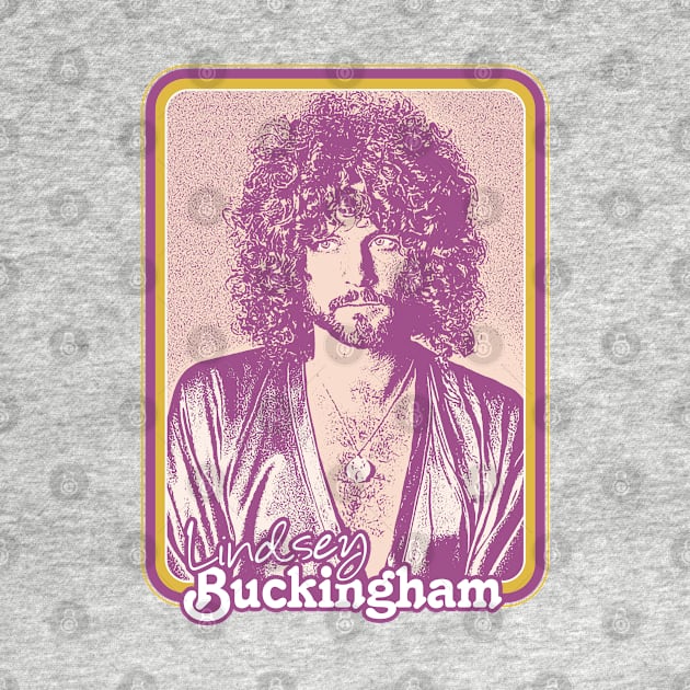 Lindsey Buckingham /\/ Retro Style Fan Design by DankFutura